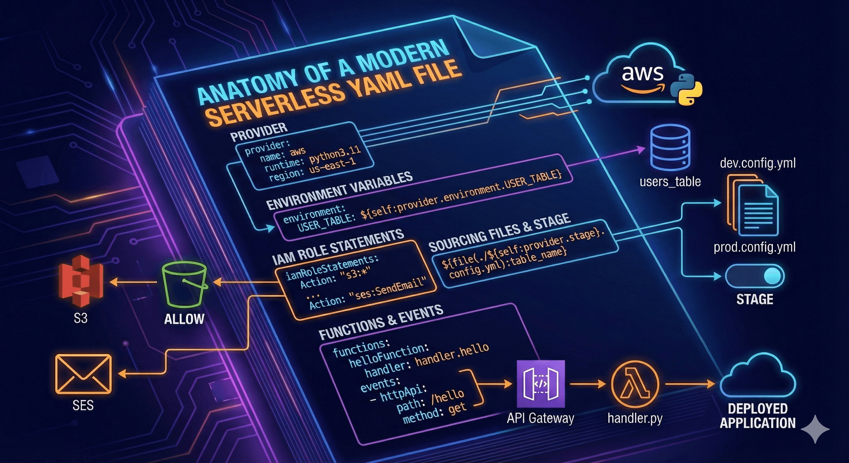 Cover Image for The Anatomy of a Modern Serverless YAML File